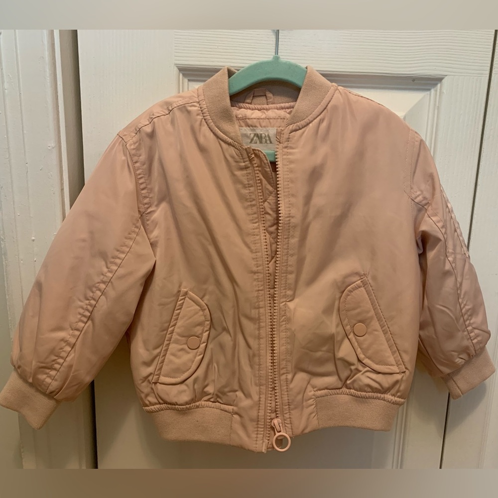 Zara smooth quilted bomber